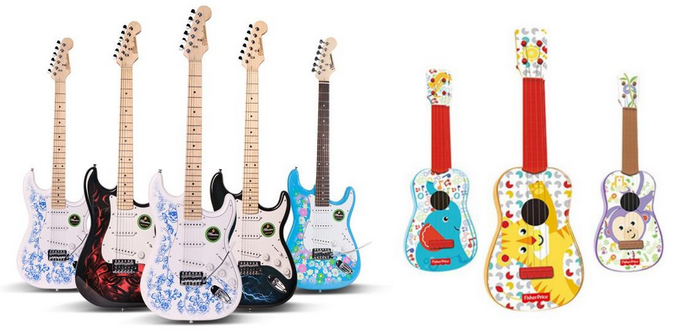 UV打印機(jī)打印吉他面板