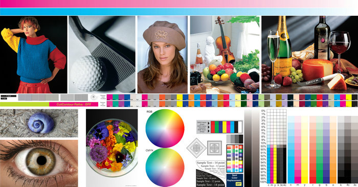 漢拓uv打印機(jī)打樣測(cè)試圖